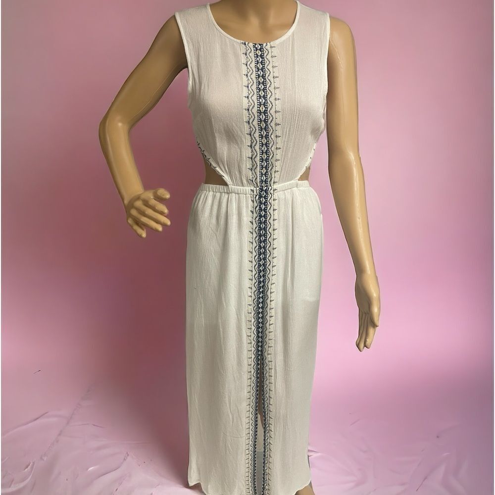 Encreme maxi, sleeveless, open back, Size S